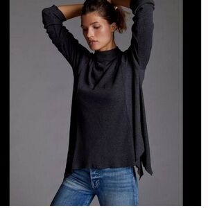 Anthropologie mock neck top